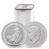ZESTAW SREBRNYCH MONET 2026 R. BRITANNIA KRÓL KAROL III 1oz x 25 szt.