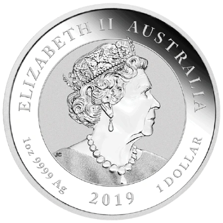 SREBRNA MONETA DOUBLE DRAGON 2019 1 oz 24H VM