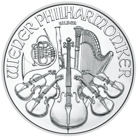 SREBRNA MONETA WIEDEŃSKI FILHARMONIK 1 oz 24H 2025/2026