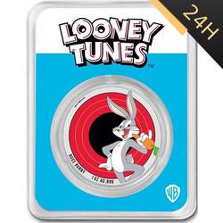 SREBRNA MONETA LOONEY TUNES BUGS BUNNY 1 oz 24H VM