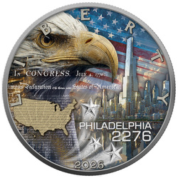 SREBRNA MONETA USA 2026 American EAGLE AMERICAN INDEPENDENCE - FUTURE 1 oz